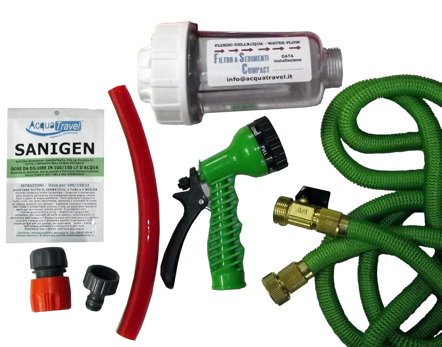 Kit Carico Acqua Camper: Filtro e Sanificazione Outdoor