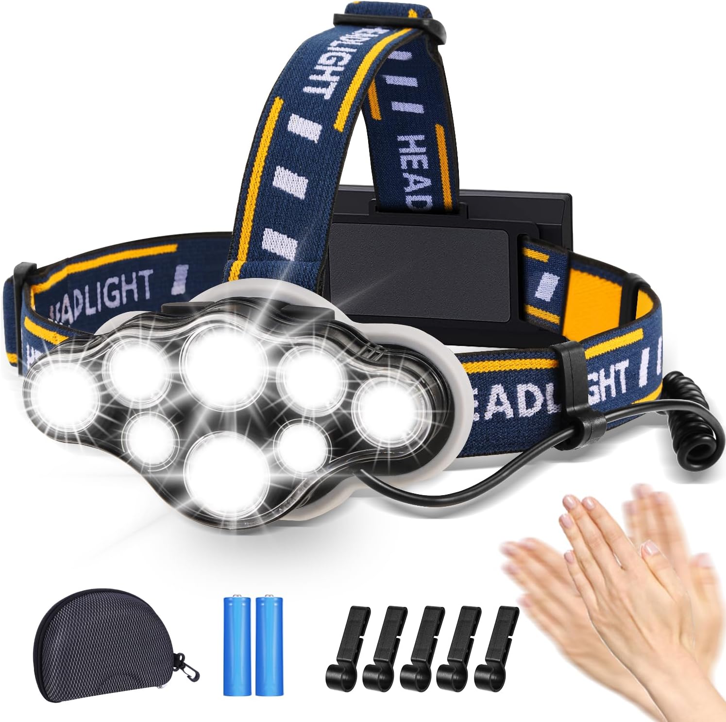 Lampada Frontale Camper: 18000 Lumen per Outdoor Notturno