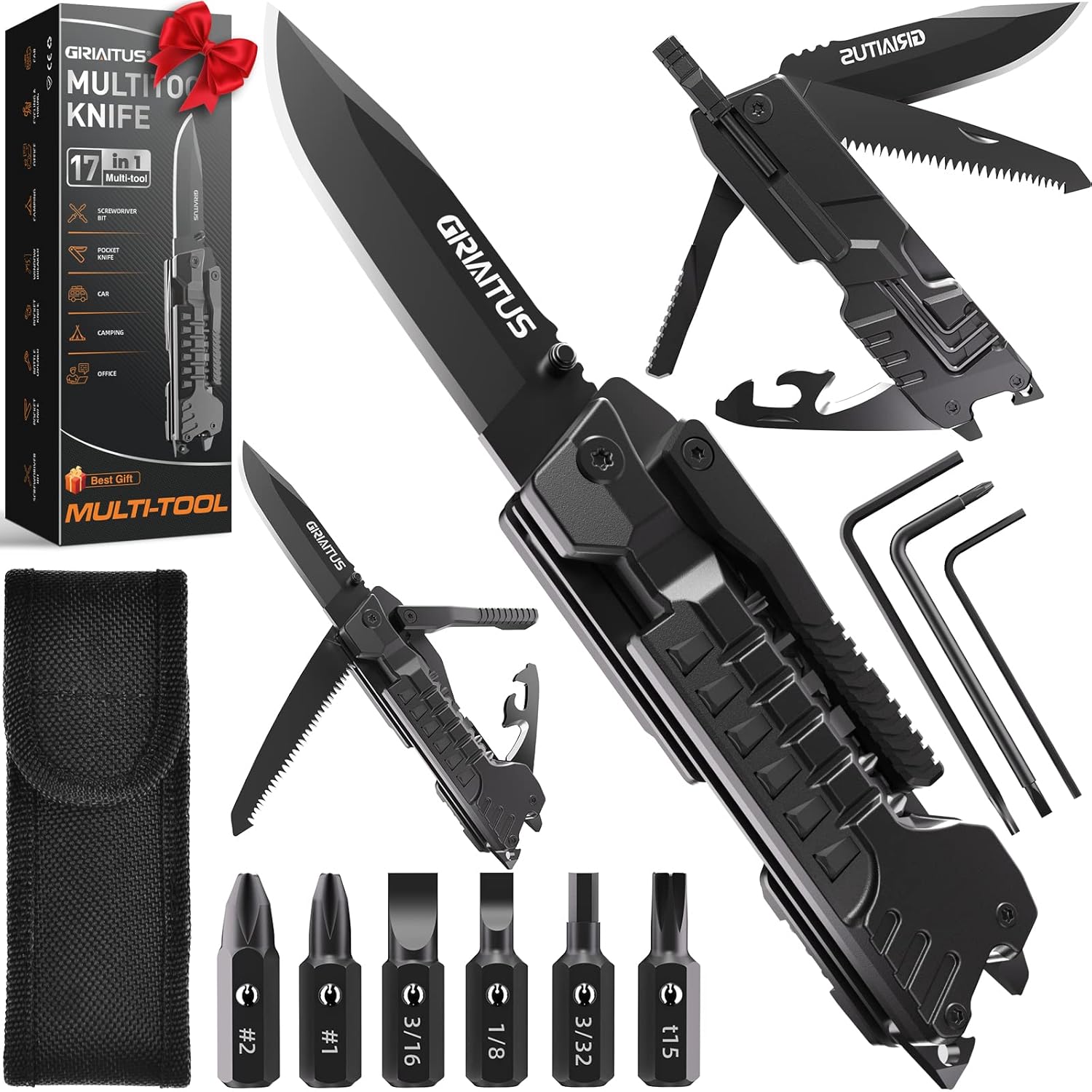 Coltello Multiuso 17in1 Camper: Kit Completo Outdoor