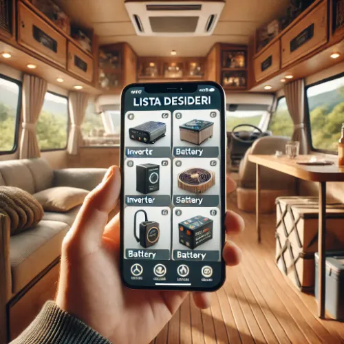 Lista desideri camper